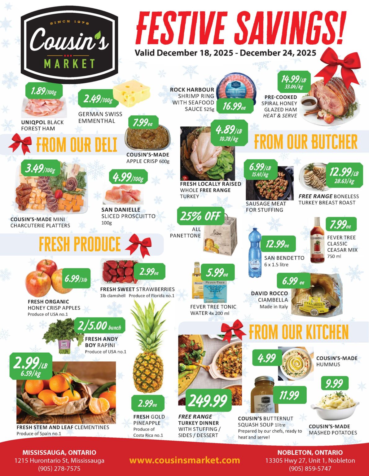 WEEKLY SPECIALS – Cousin's Market